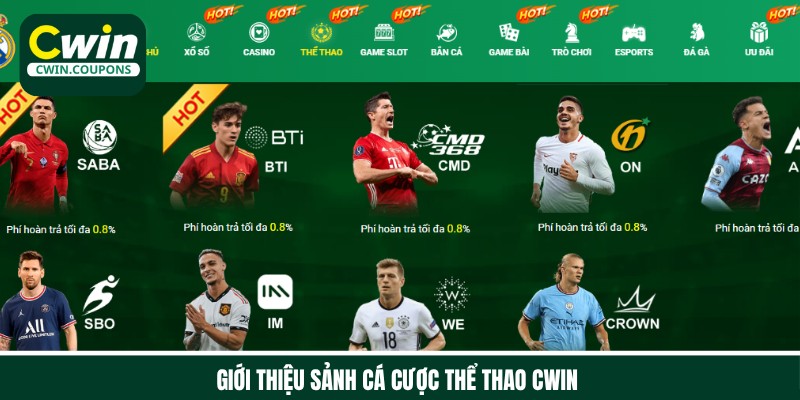 Cá cược thể thao tại nhà cái Cwin thu hút nhiều người chơi