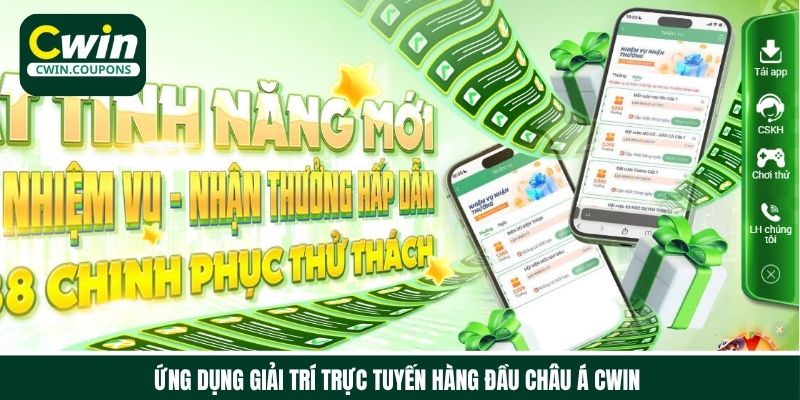 Giải trí trực tuyến đỉnh cao, chuyên nghiệp với ứng dụng Cwin