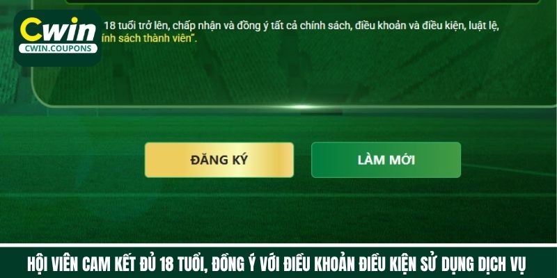 Mọi người chơi đều phải tuân thủ điều kiện đăng ký Cwin