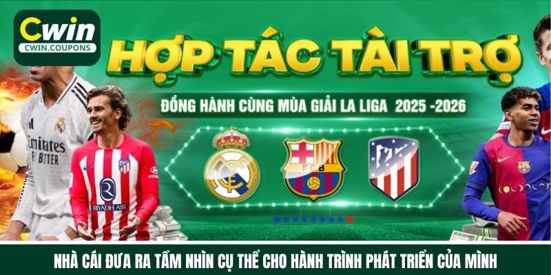 Nhà cái đưa ra tầm nhìn cụ thể cho hành trình phát triển của mình