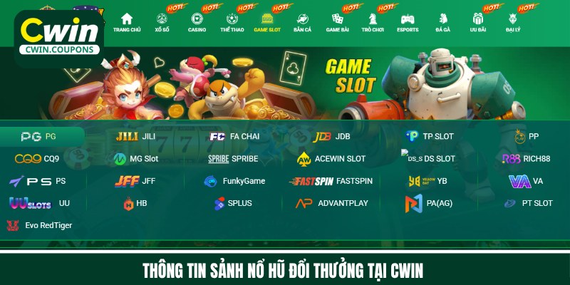Sảnh nổ hũ đổi thưởng tại Cwin thu hút nhiều người tham gia